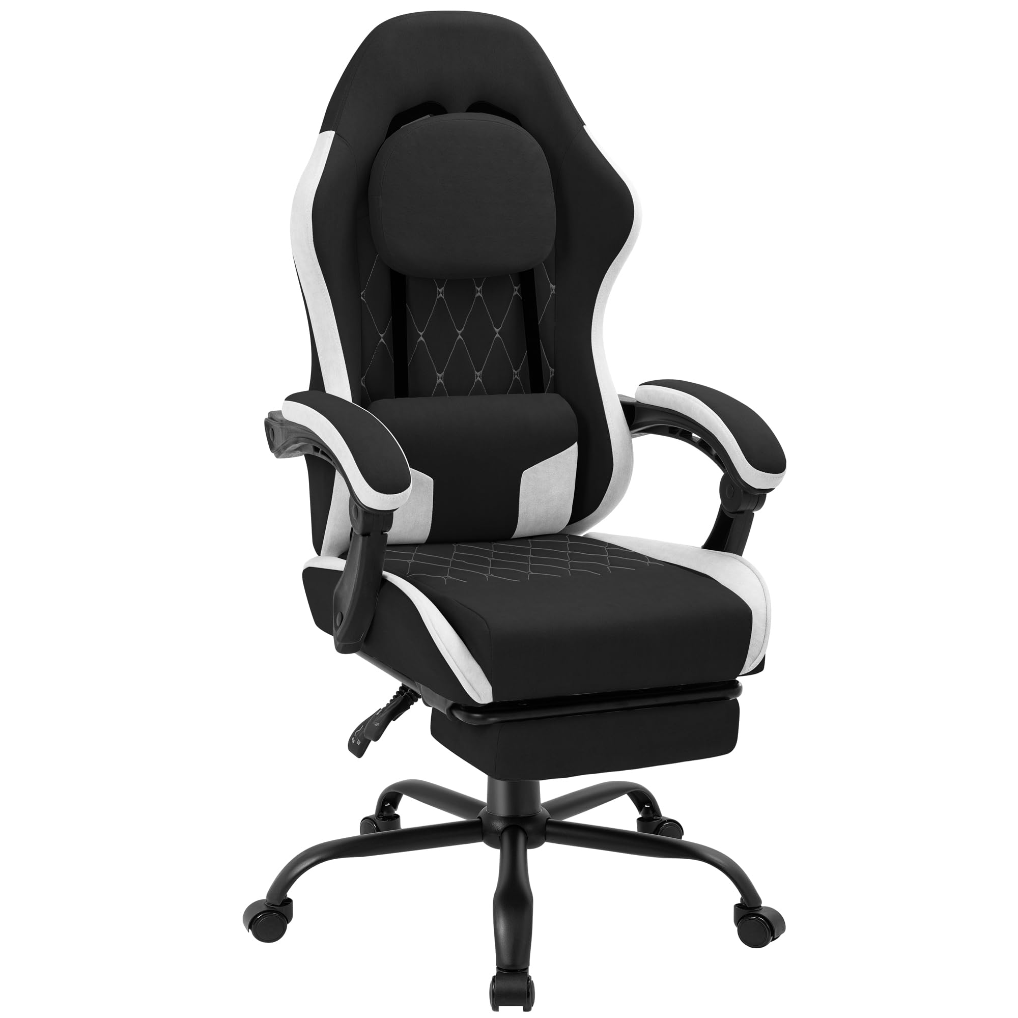 Gaming & Esports District - Ayak Dayamalı Oyuncu Koltuğu, Ergonomik Kumaş