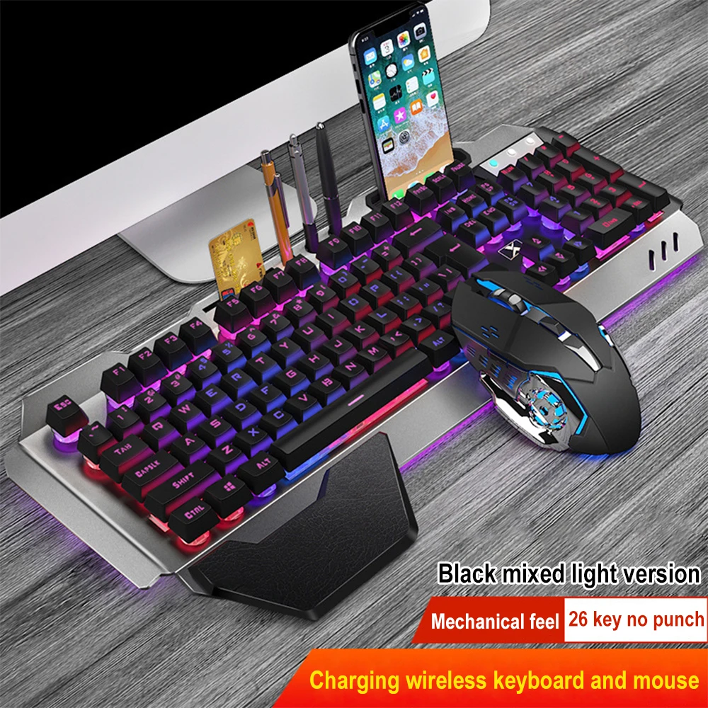 Esports Gaming Mouse Wireless - K680 şarj edilebilir 2.4G kablosuz klavye