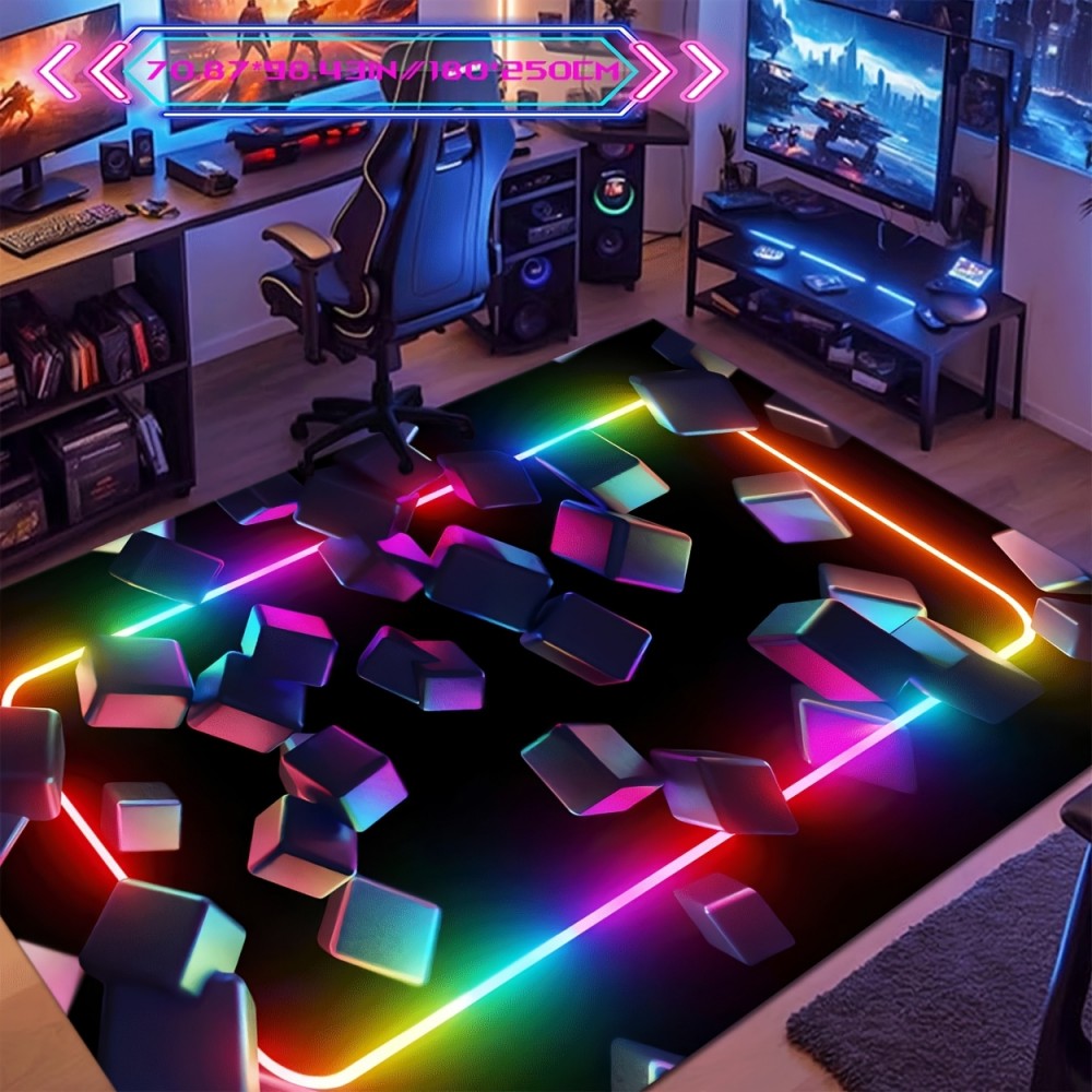 Esports Gaming Design - VIKAMA Oyun Matı Renkli Tasarım, Şık