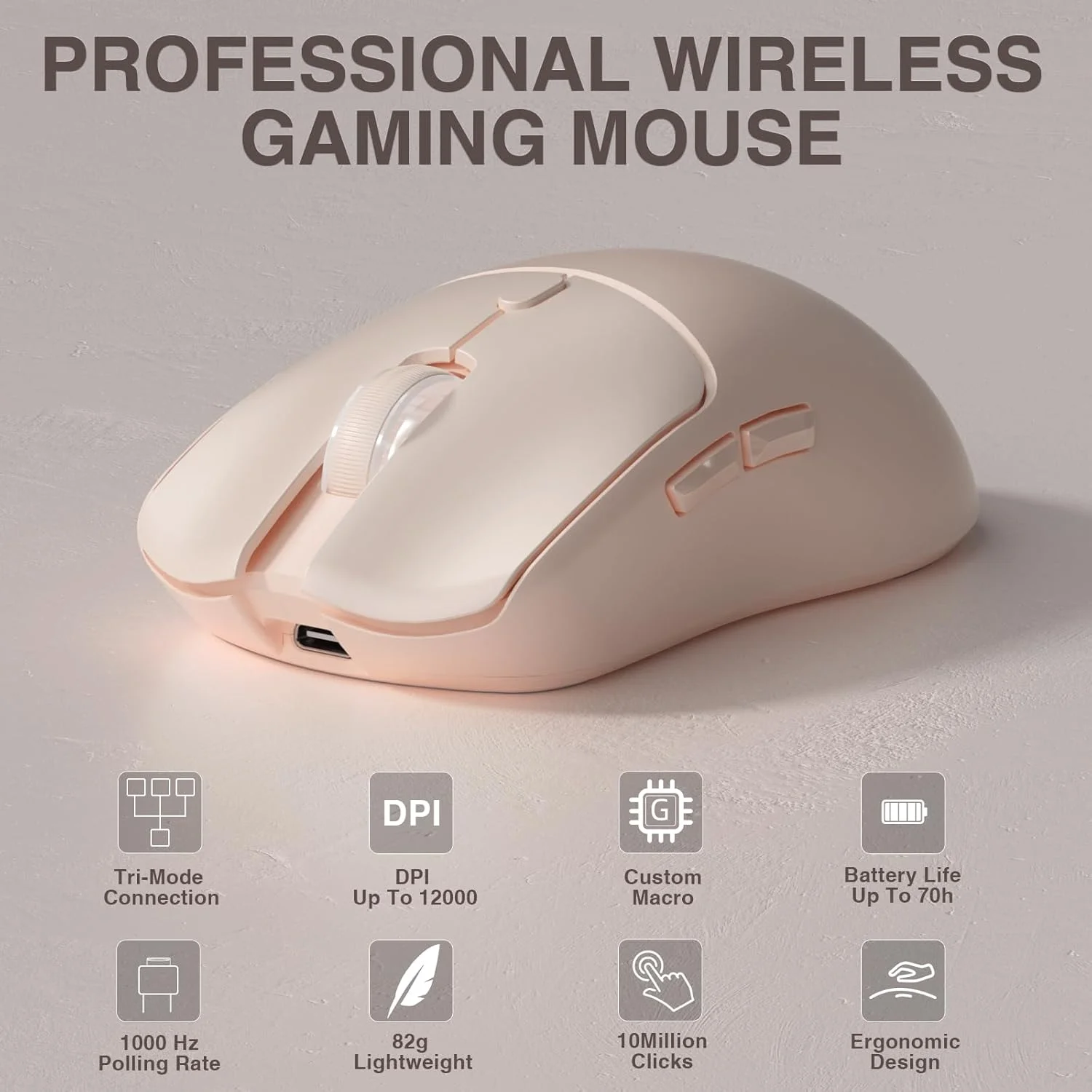 Esports Gaming Mouse Wireless - AULA SC580X Üç Modlu Kablosuz Oyun