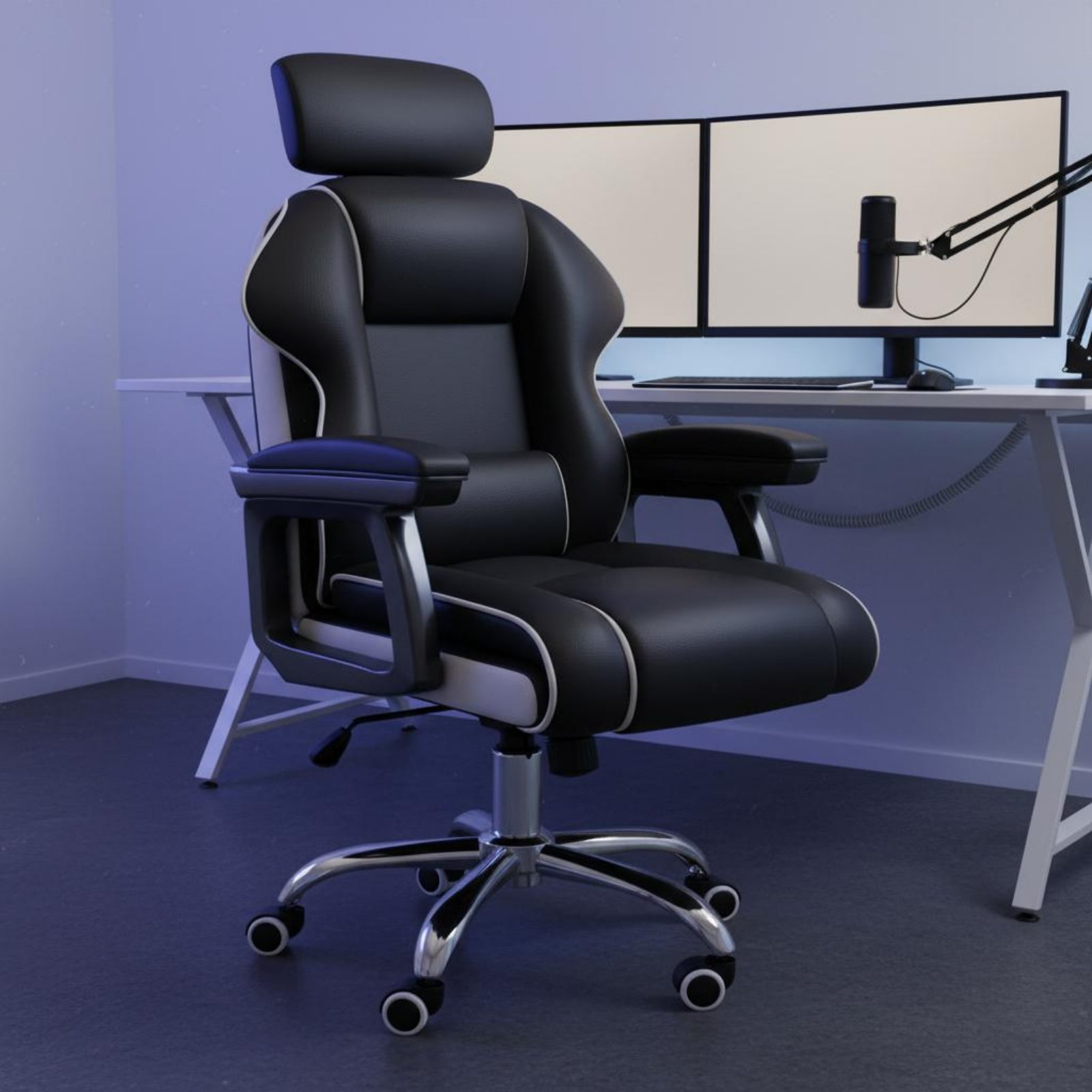Gaming & Esports District - Ergonomik Oyun Koltuğu Yüksekliği Ayarlanabilir Yüksek