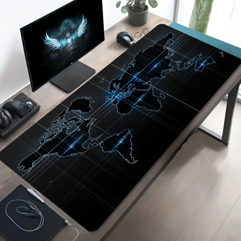 Esports Gaming World - Tech World Map Oyun Mouse Pad'i