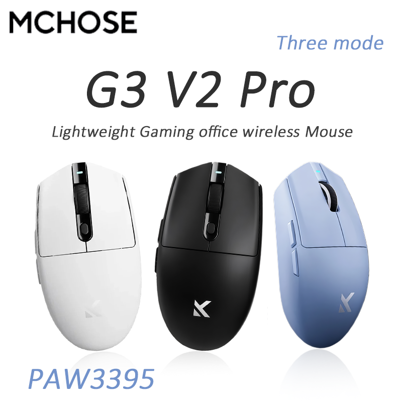 Esports Gaming Mouse Wireless - MCHOSE G3 V2 Pro/Ultra Hafif E-spor