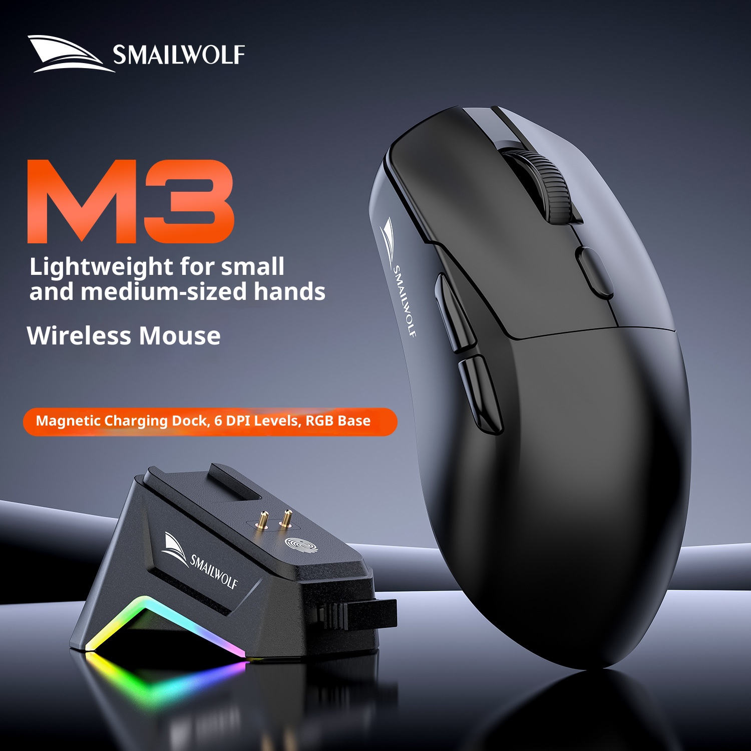 SMAILWOLF M3 PRO Kablosuz Blue - Esports Gaming Mouse Wireless incelemesi ve fiyatı