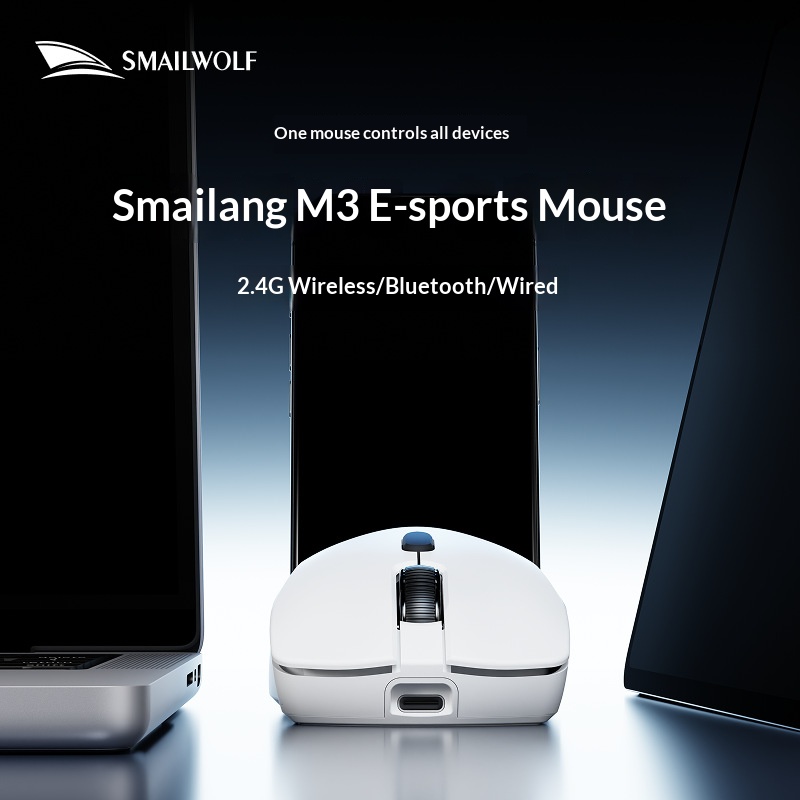 SMAILWOLF M3 PRO Kablosuz Blue - Esports Gaming Mouse Wireless incelemesi ve fiyatı