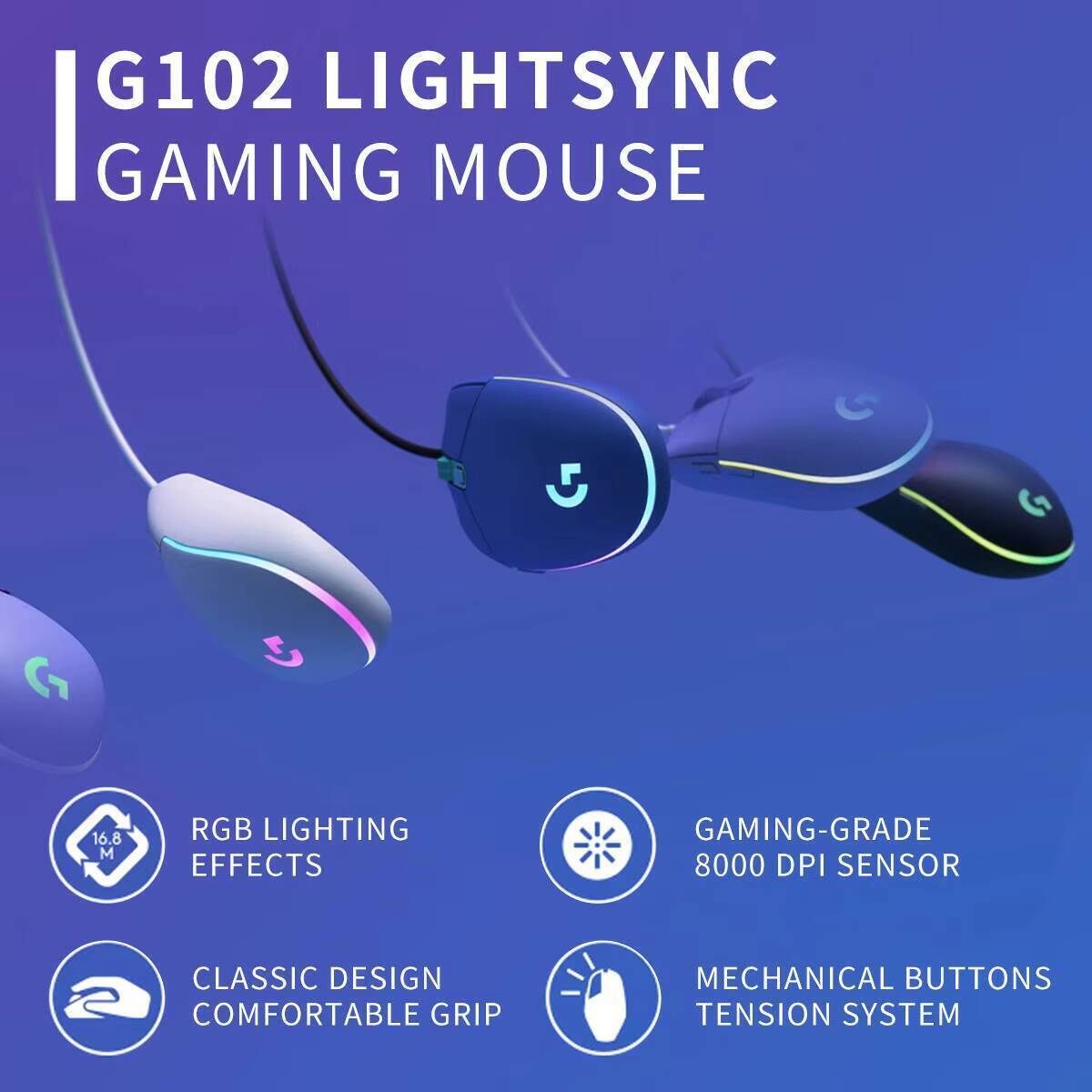 Logitech G102 Oyuncu Mouse'u,  - Esports Gaming Competition incelemesi ve fiyatı