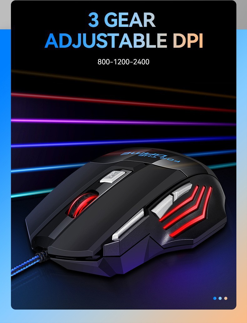 Kablolu Oyuncu Mouse'u 7 Tuşlu - Esports Gaming Design incelemesi ve fiyatı